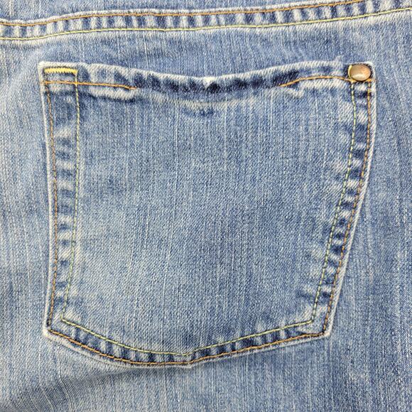 Old Navy Jeans Women's 10 Blue Low Rise Bootcut 100% Cotton Denim Vintage 90s - Picture 5 of 10